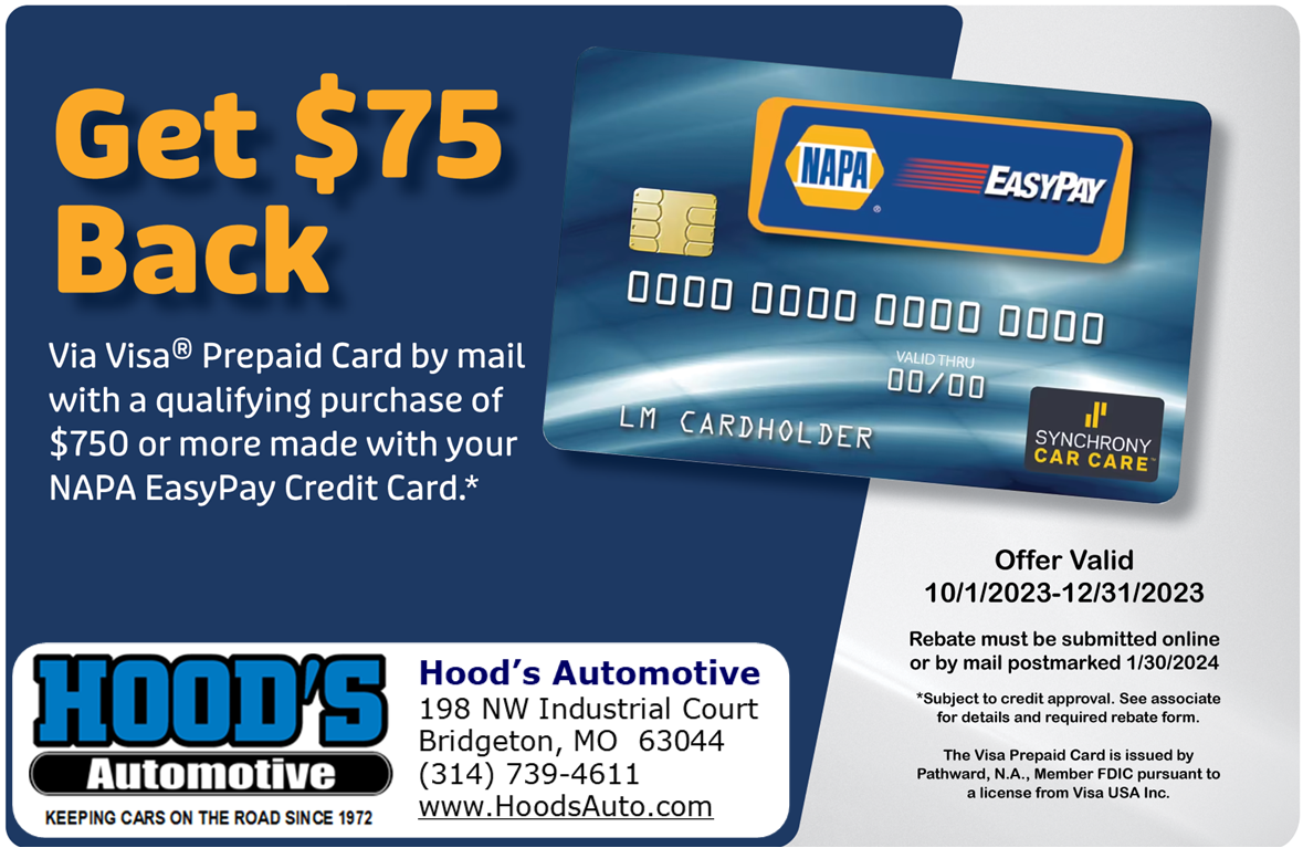 Auto Repair Savings & Coupons in Bridgeton, MO Hood's Automotive
