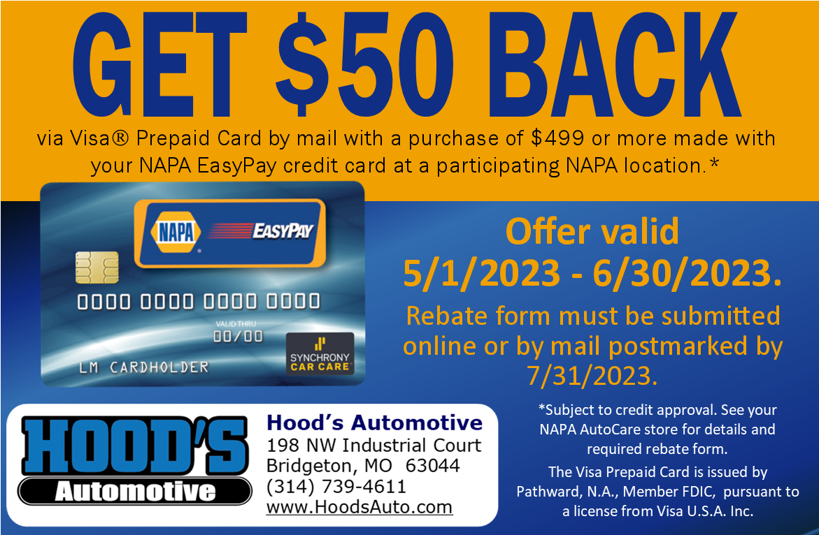 Auto Repair Savings &amp; Coupons in Bridgeton, MO - Hood's Automotive