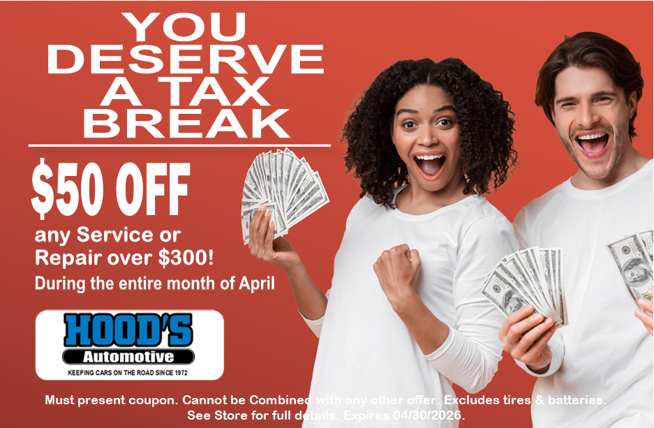 Free Pothole Inspection Special | Hood's Automotive