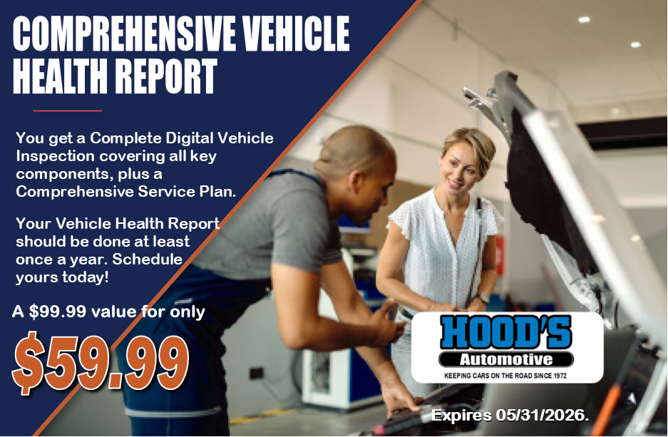 Free Pothole Inspection Special | Hood's Automotive