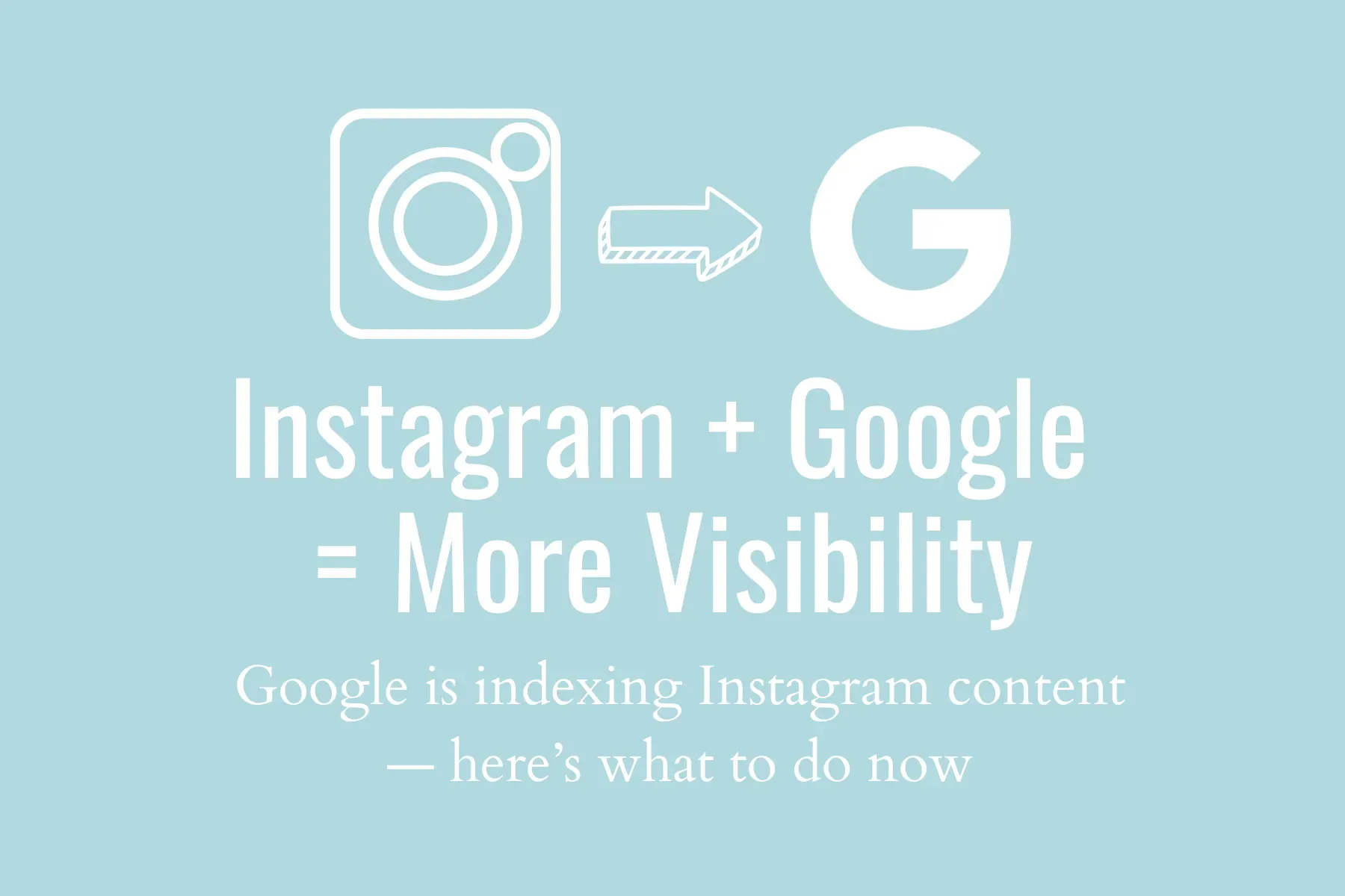 Instagram and Google logo combination, representing 