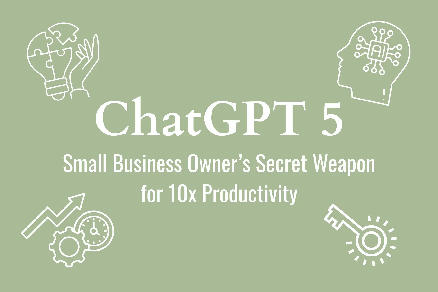 Green graphic with text 