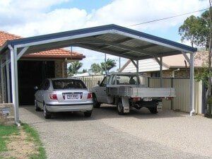 Gable Carport — Sheds & Garages In Rockhampton, QLD