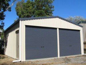 Two Door Garage — Sheds & Garages In Rockhampton, QLD