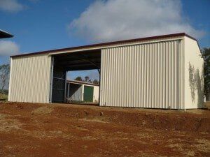 18 x 8 x 4.8 open front Alton Downs — Sheds & Garages In Rockhampton, QLD