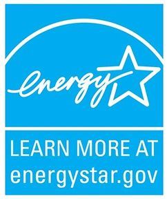 Energy Star logo with a blue background, white star, and text.