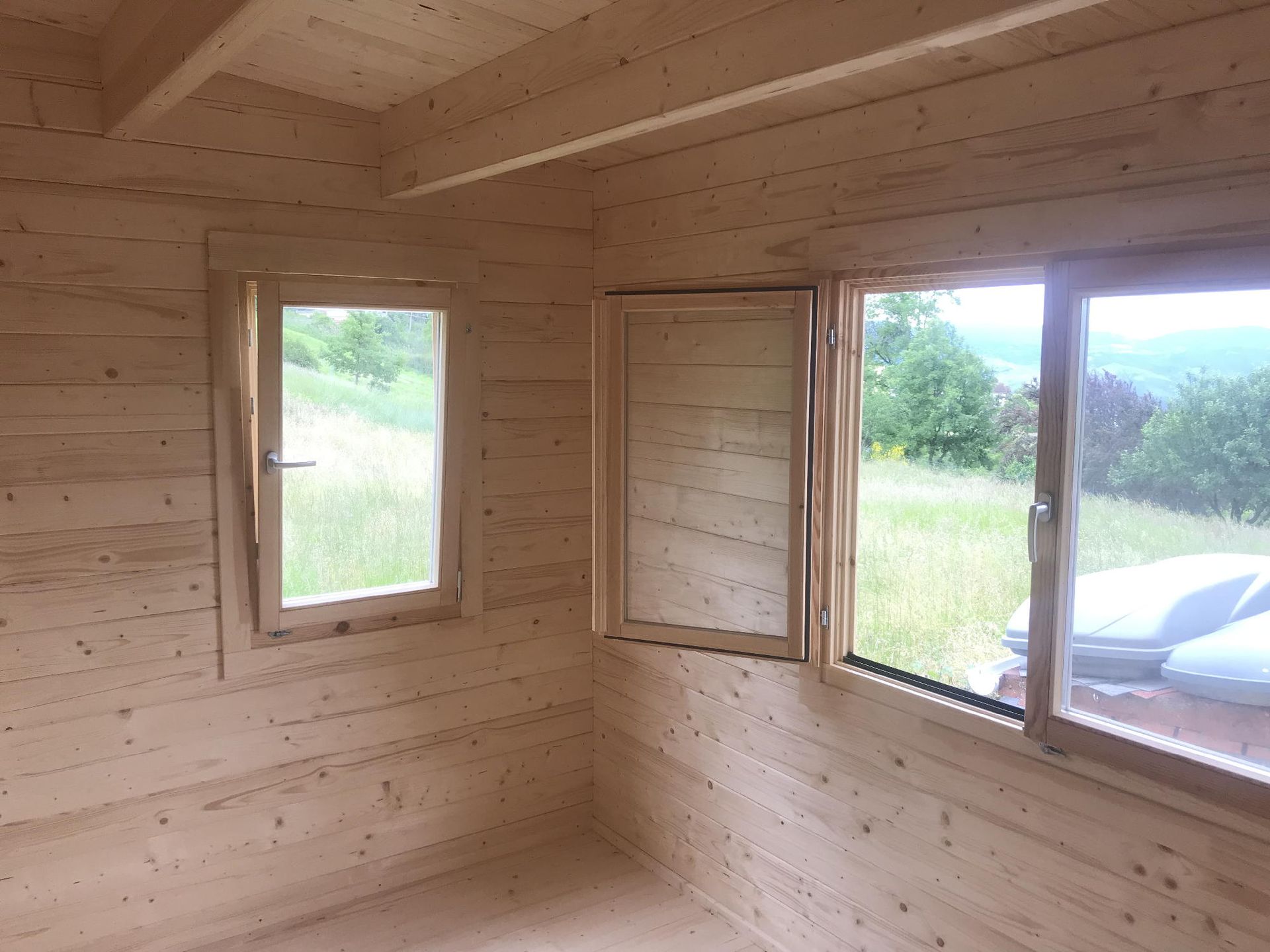 Interni case in legno ruote Villafranca Lunigiana