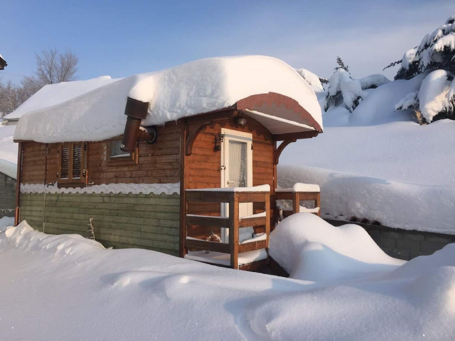 carrozzone gitano neve Villafranca in Lunigiana