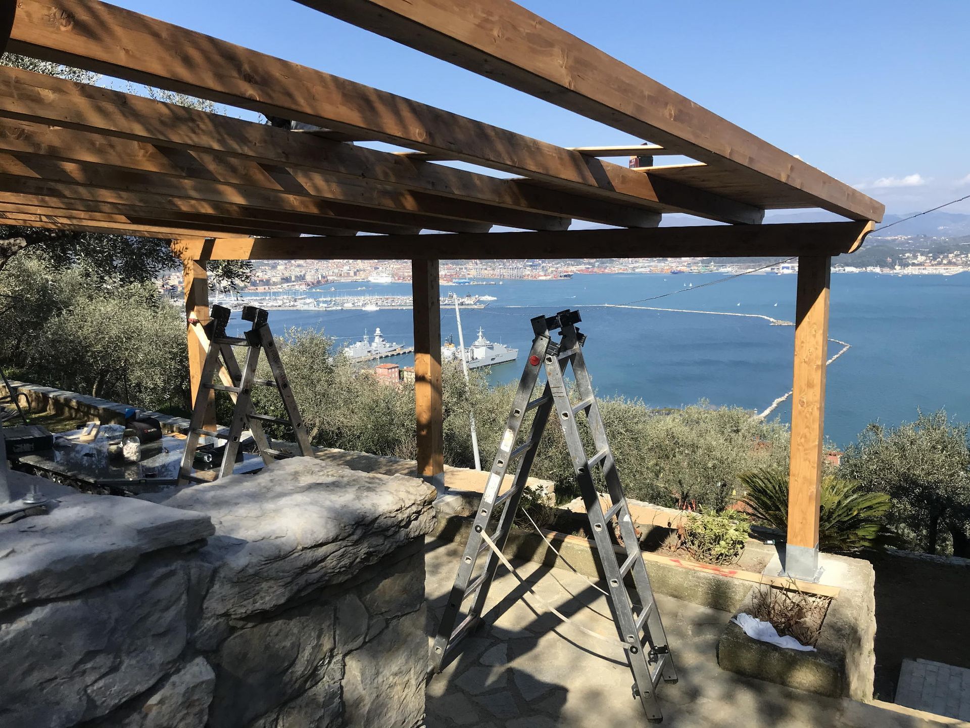 installazioni verande in legno