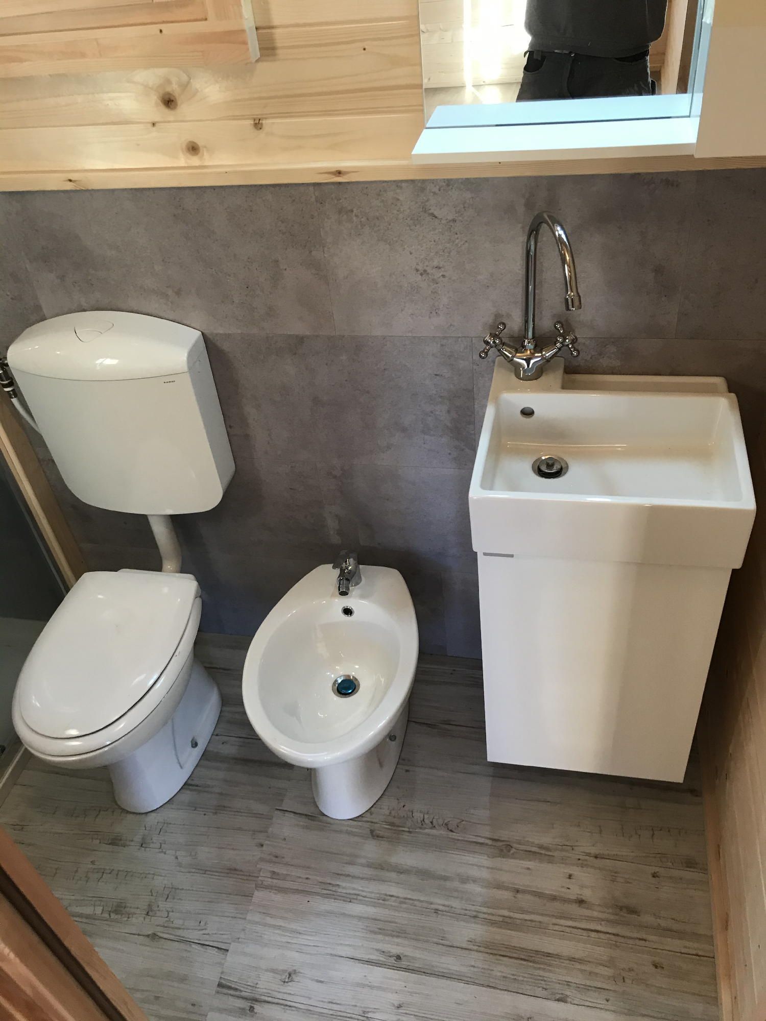 bagno casa in legno Villafranca in Lunigiana