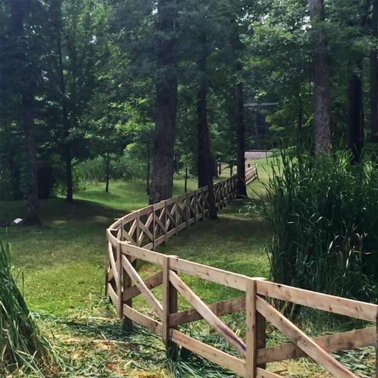 Lots  Of Trees With A Fence — Shelbyville, KY — Shuck Fence Company