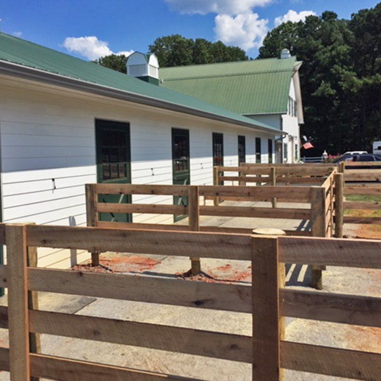 Grunge Fence In Wood Panels — Shelbyville, KY — Shuck Fence Company