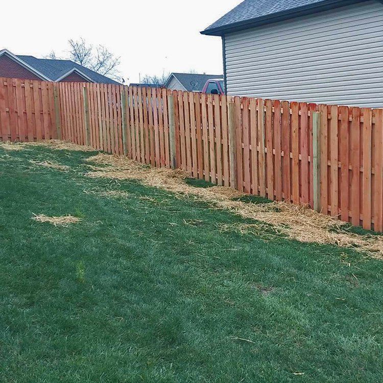 House Backyard Fence On The Side — Shelbyville, KY — Shuck Fence Company