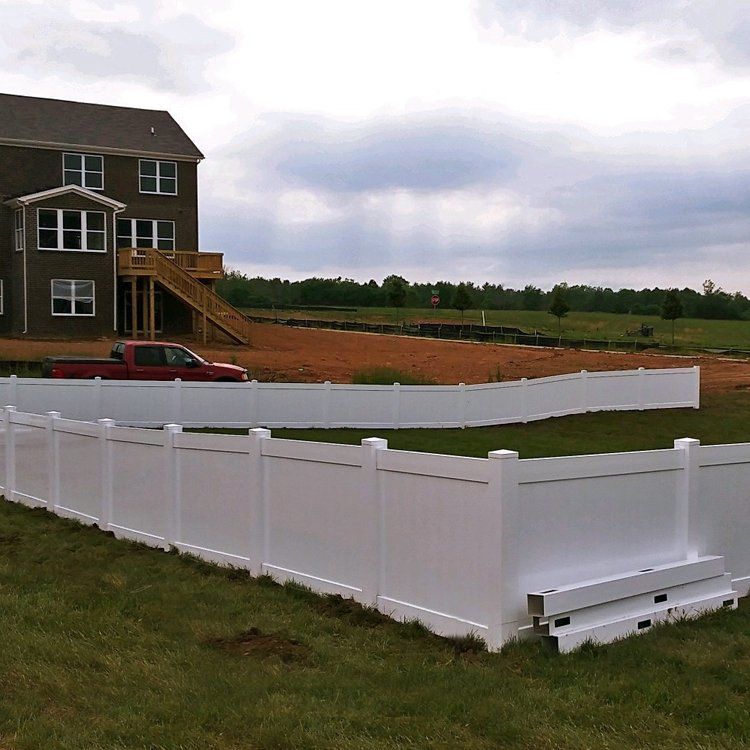 White Vinyl Fence — Shelbyville, KY — Shuck Fence Company