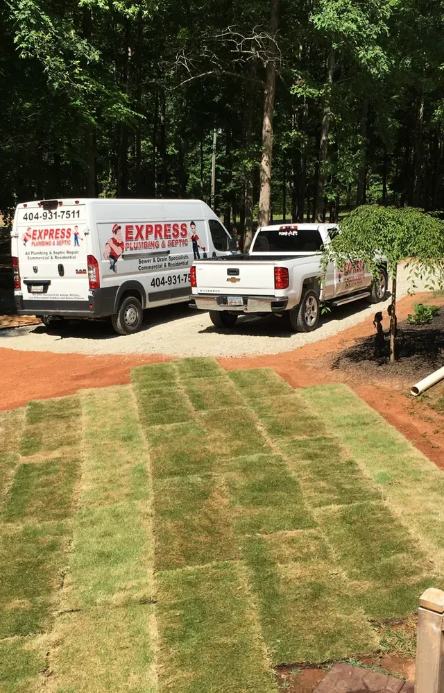 Company Truck — McDonough, GA — Express Plumbing & Septic