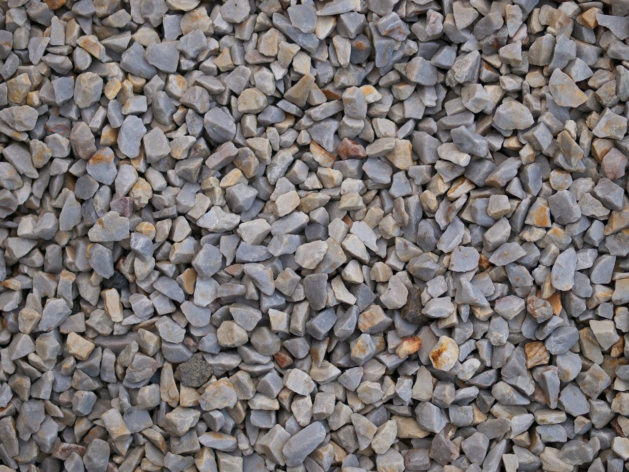 A pile of aggregate stones