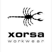 Un logo noir et blanc pour une entreprise appelée korsa workwear