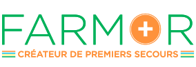 Un logo vert et orange pour la ferme + créateur de premiers secours