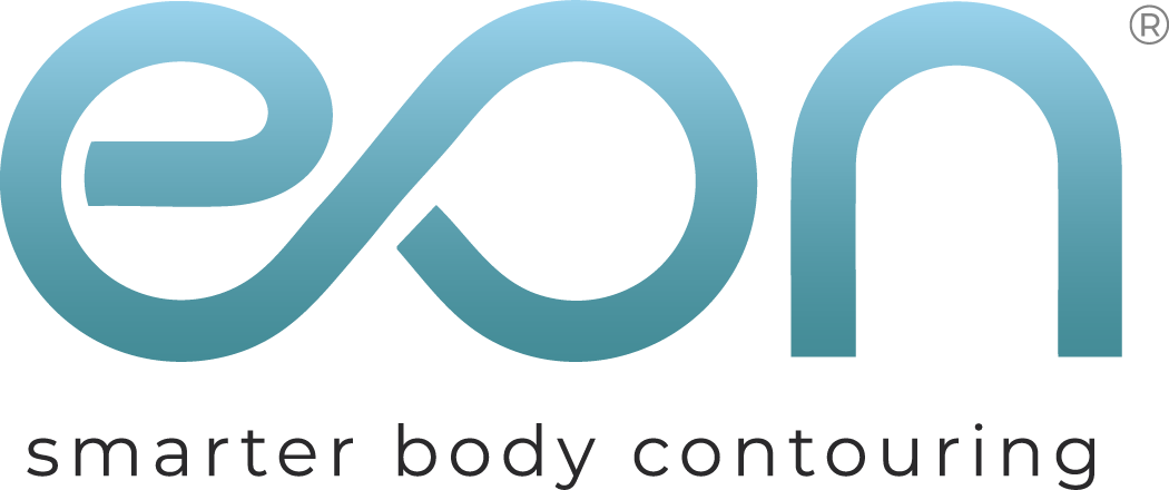 EON logo in teal and gray with the tagline “smarter body contouring”