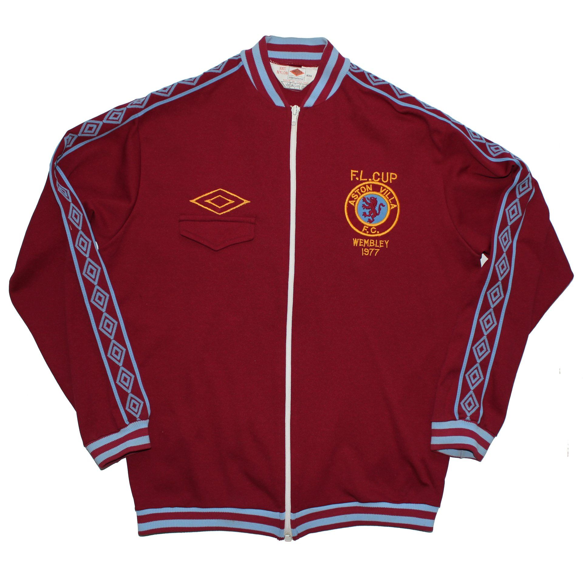 1977 Aston Villa League Cup Final Presentation Jacket