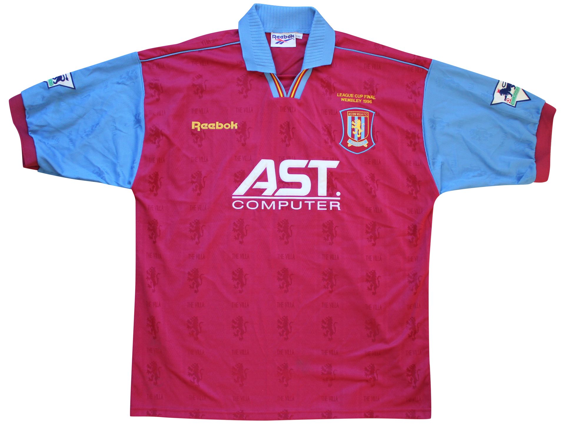 1996 League Cup Final Match Worn Shirt