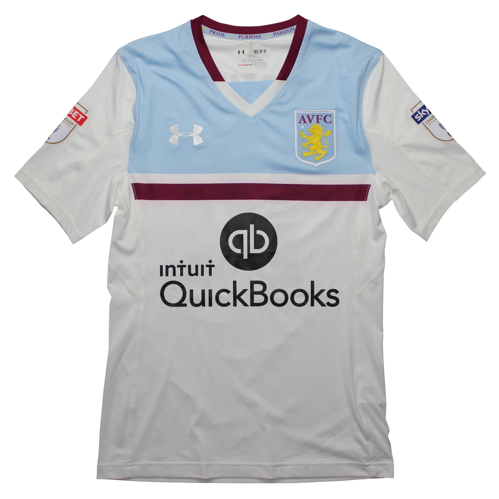 2016-17 Aston Villa Match Worn Away Shirt