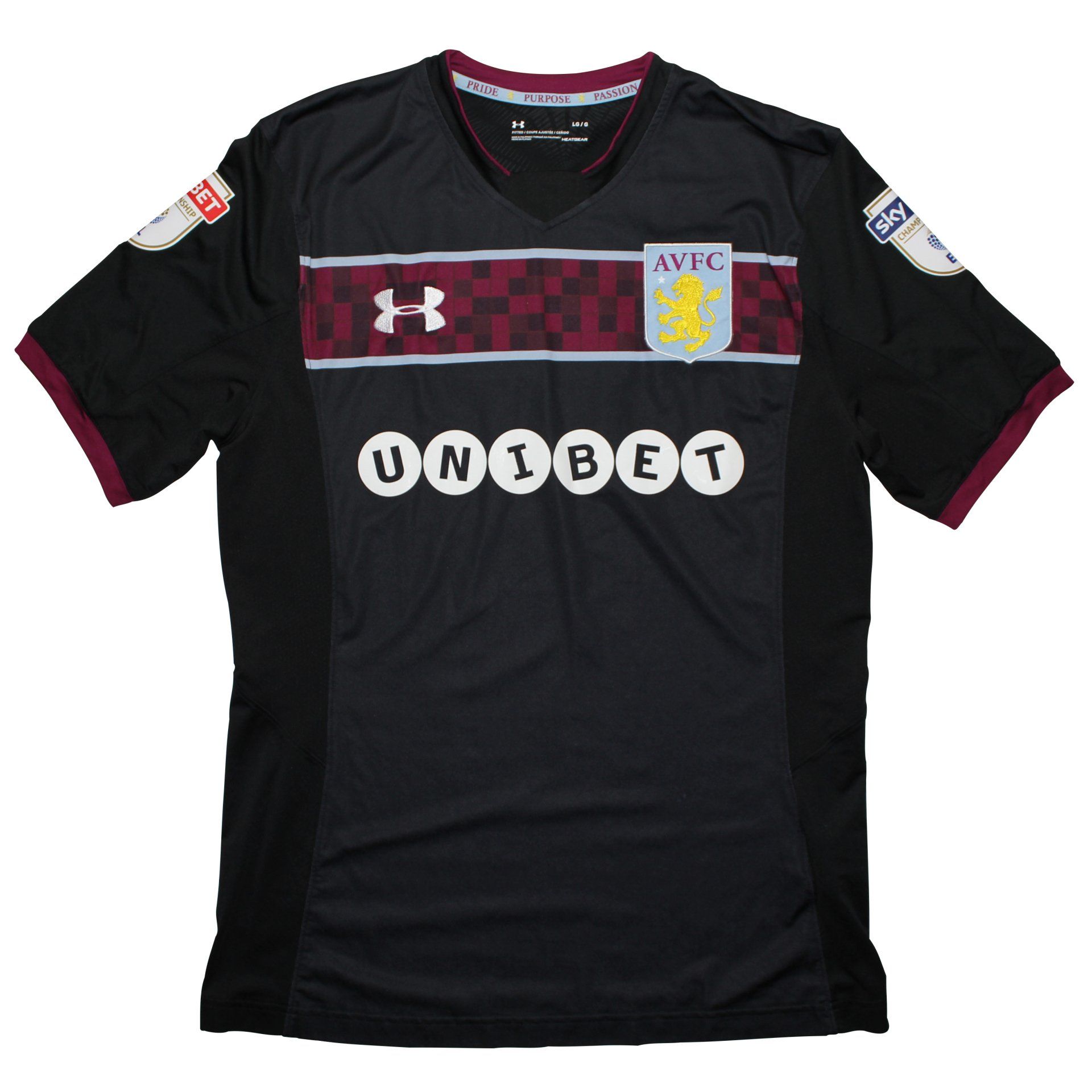 2017-18 Aston Villa Match Worn Away Shirt