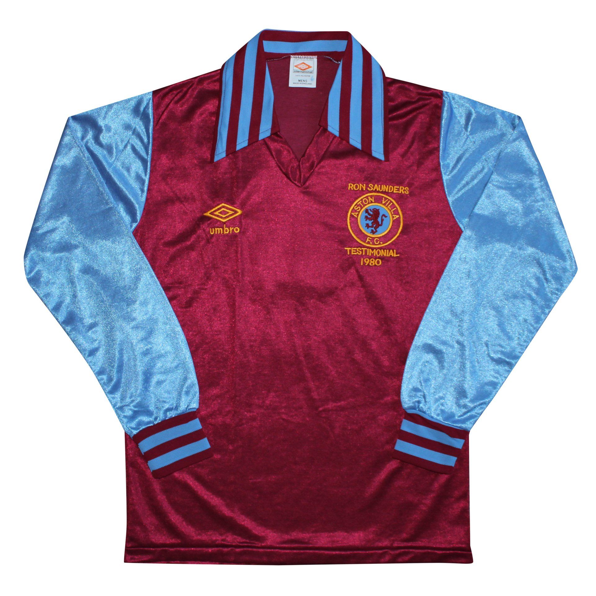Aston Villa 1980 Ron Saunders Testimonial Shirt
