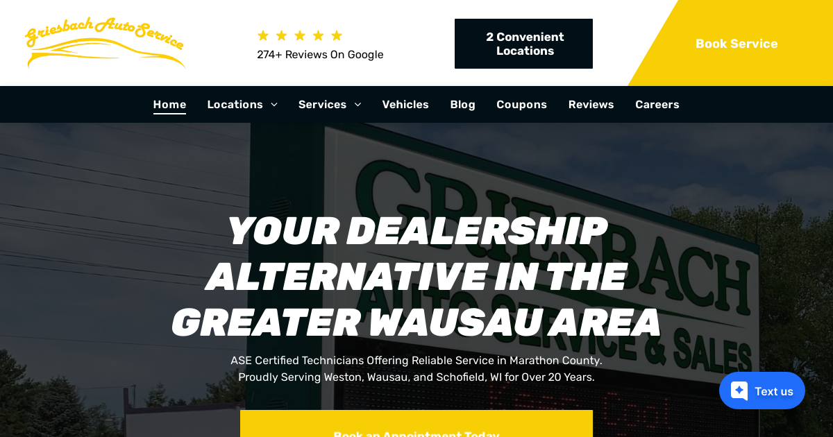 Griesbach Auto Service in Wausau & Weston, WI