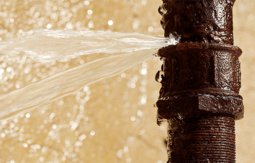 Burst pipes