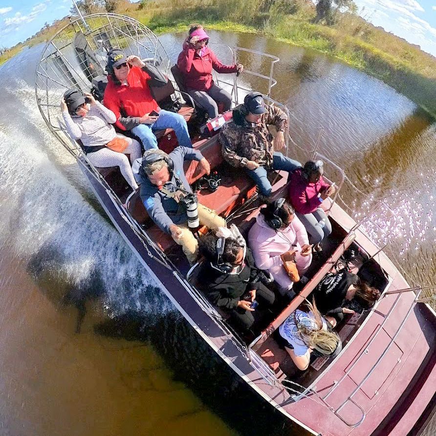 Captain Krista, airboat tours, Vero Beach, female owned and operated, Lake Garcia