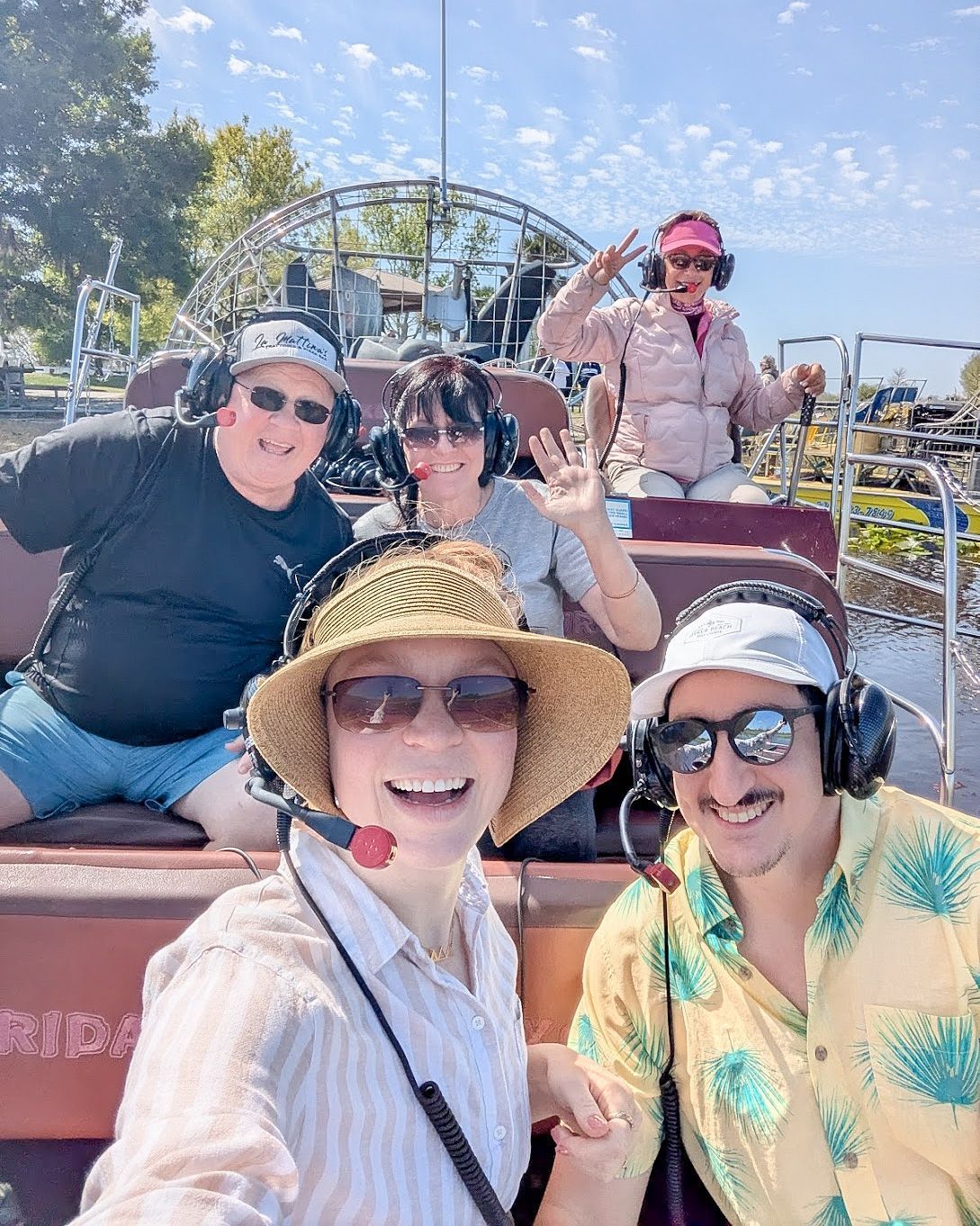 Captain Krista Hall, the owner and operator of Florida Airboat Excursions in Vero Beach, Florida