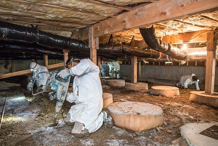 flooded crawlspace