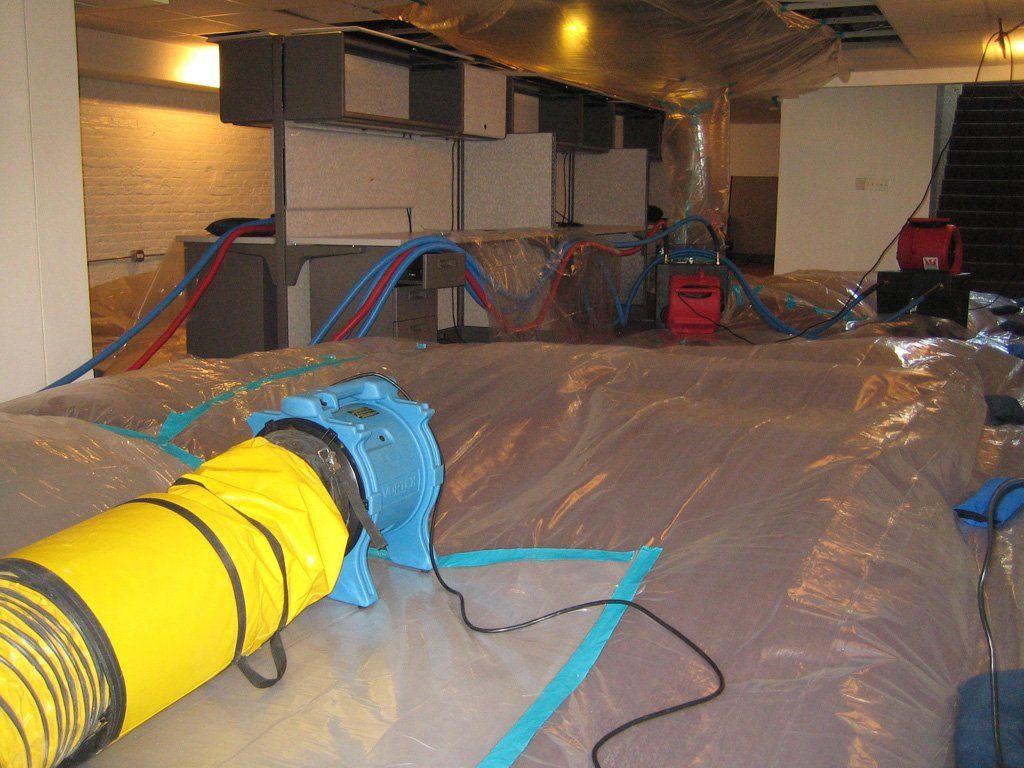 industrial water damage fans