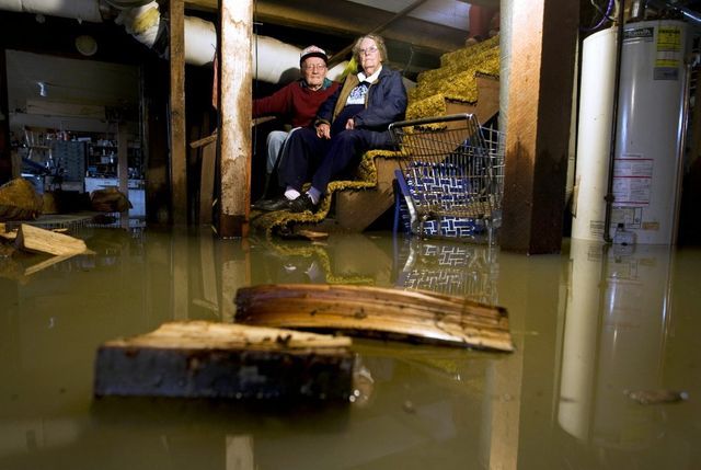 basement full of water