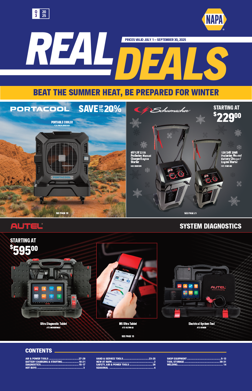 Real Deal Specials at NAPA Auto Parts - A.T.P. Auto and Truck Parts Inc in Waterford, Ct