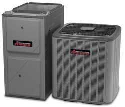 Prevett Heating and Cooling |Two air conditioners are sitting next to each other on a white background.