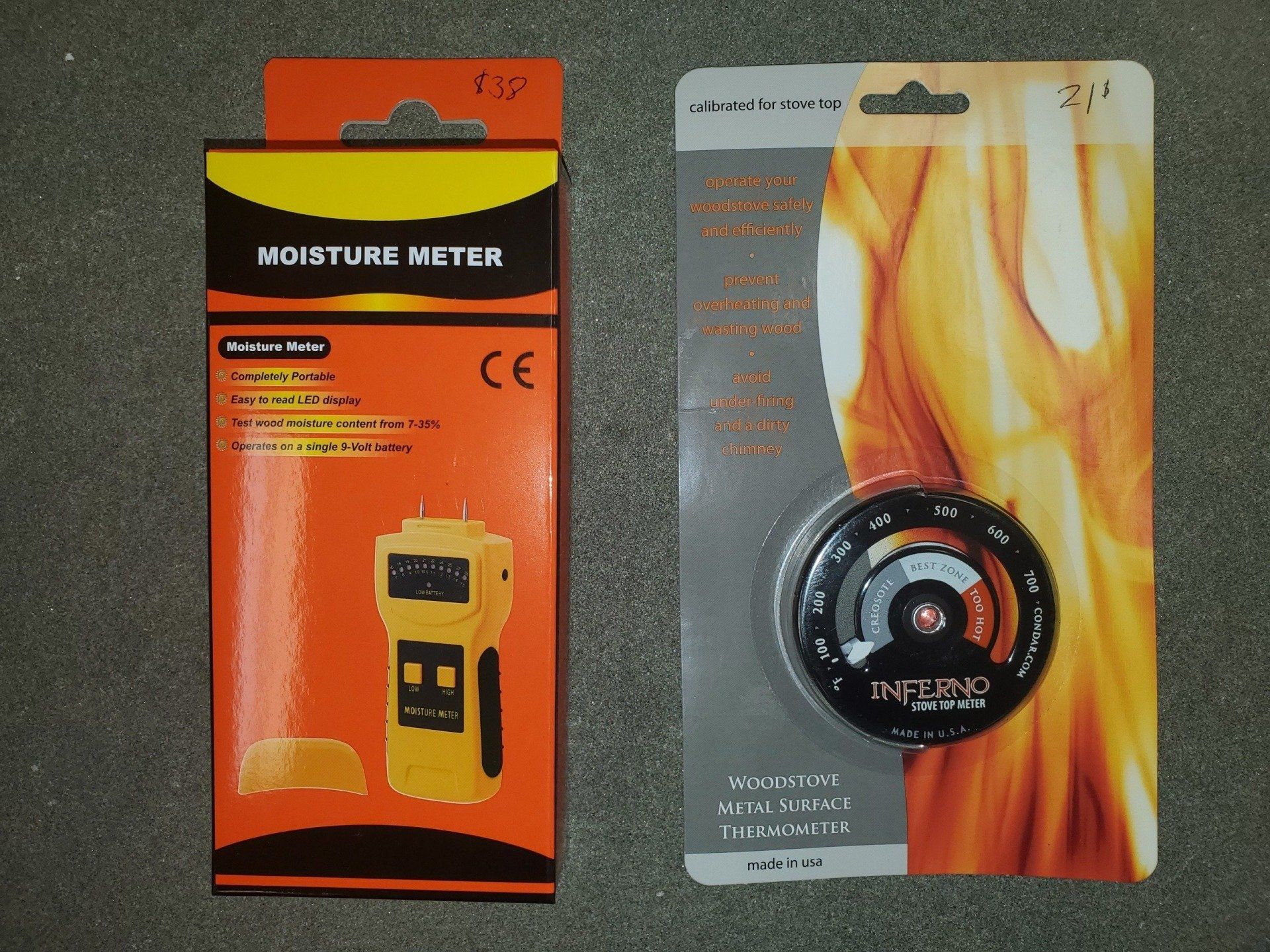 Moisture Meter And Stove Thermometer — New Jersey — Firefox Energy Concepts