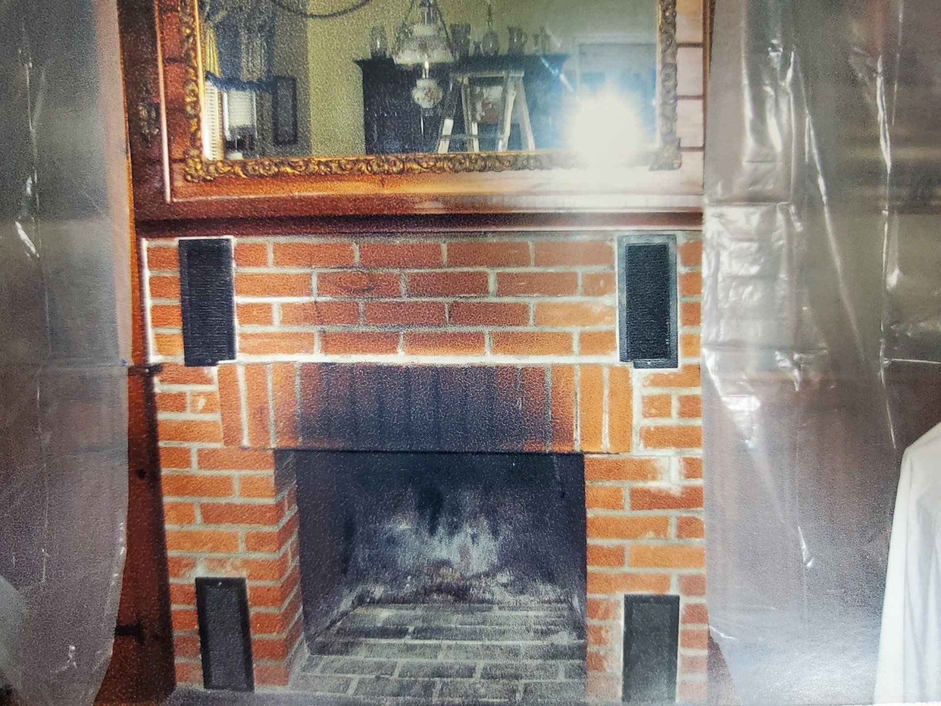 Fireplace Before Renovation — New Jersey — Firefox Energy Concepts
