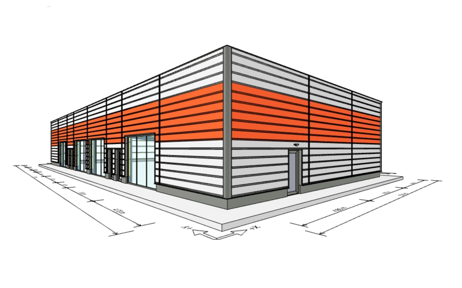 3D configurator of prefabricated halls