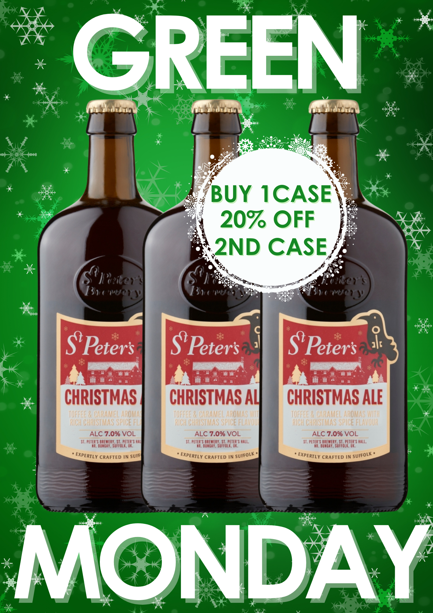 Green Monday Savings | St. Peter's Brewery