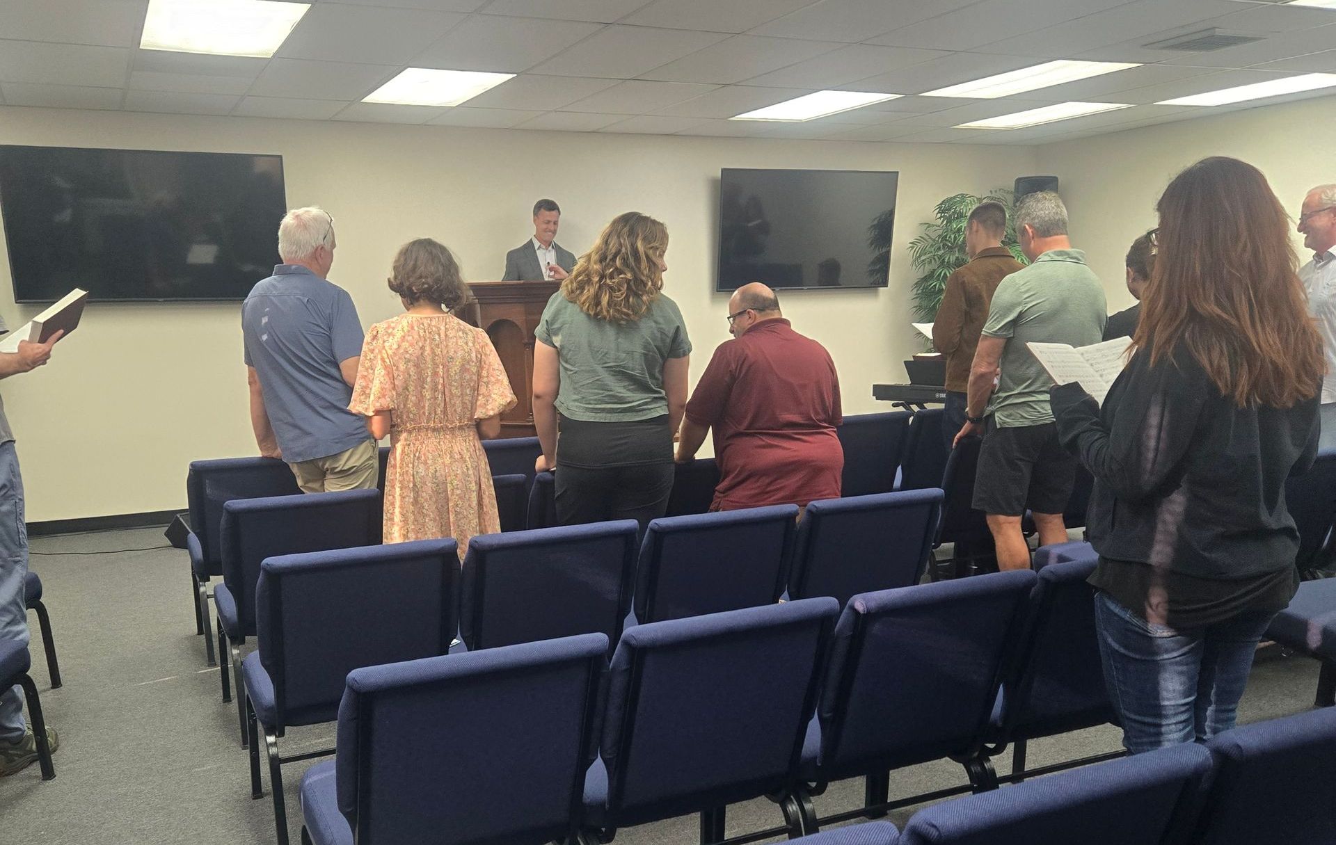 Photo of our evening worship service.