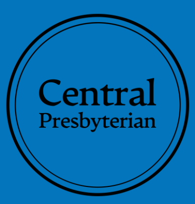 Blue and Black Central Pres logo.