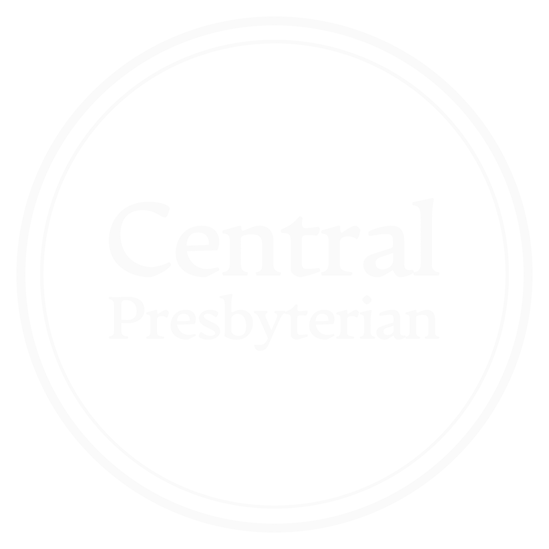 Blue and Black Central Pres logo.