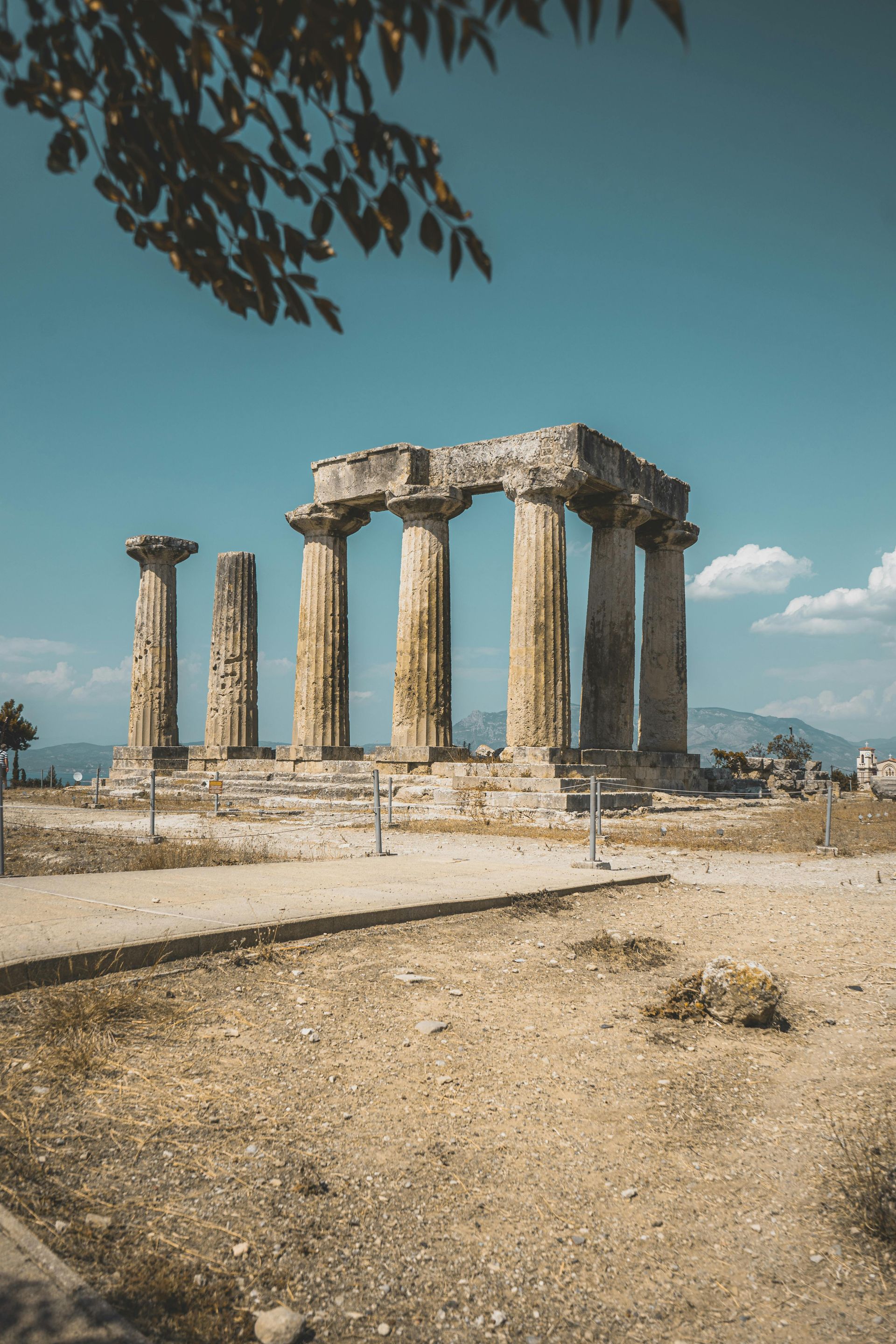 A picture of Corinth from Bible times. 