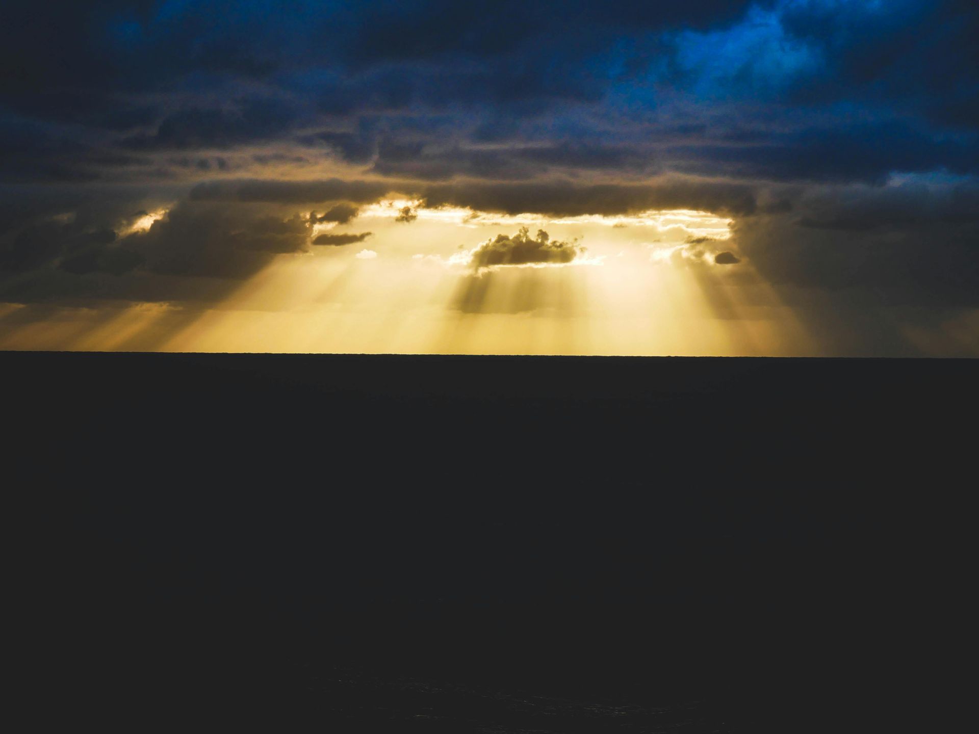 light breaking through the darkness