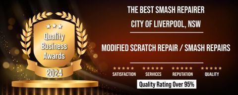 The best smash repairer city of liverpool nsw modified scratch repair / smash repairs quality rating over 95%