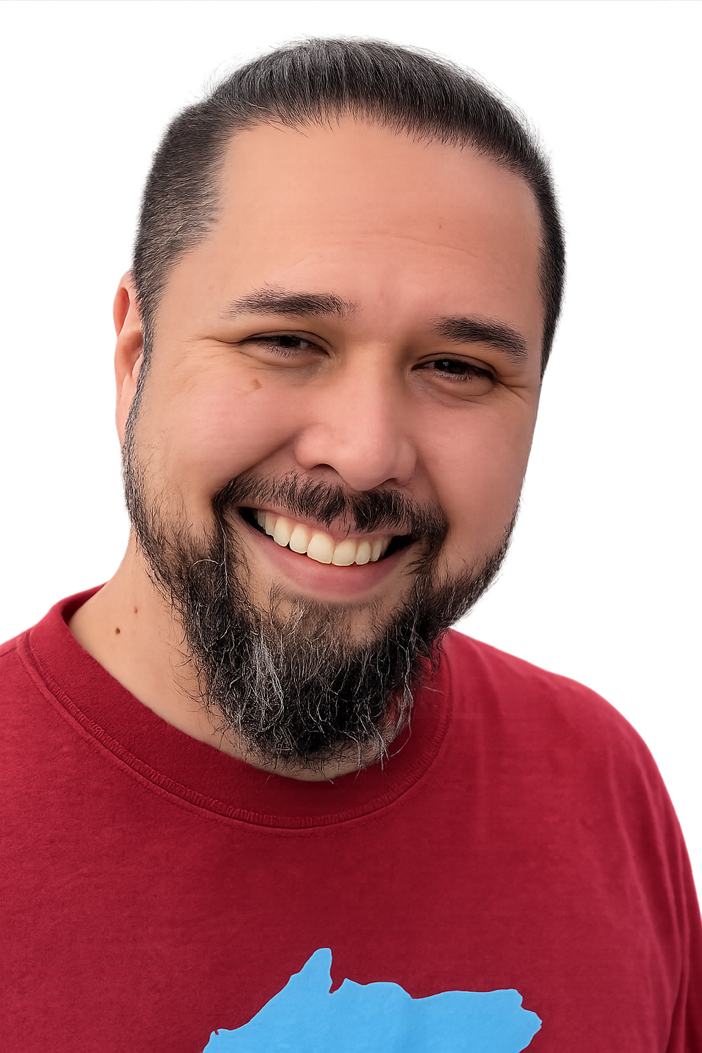 A woman in a black jacket and green dress is standing in front of a window.