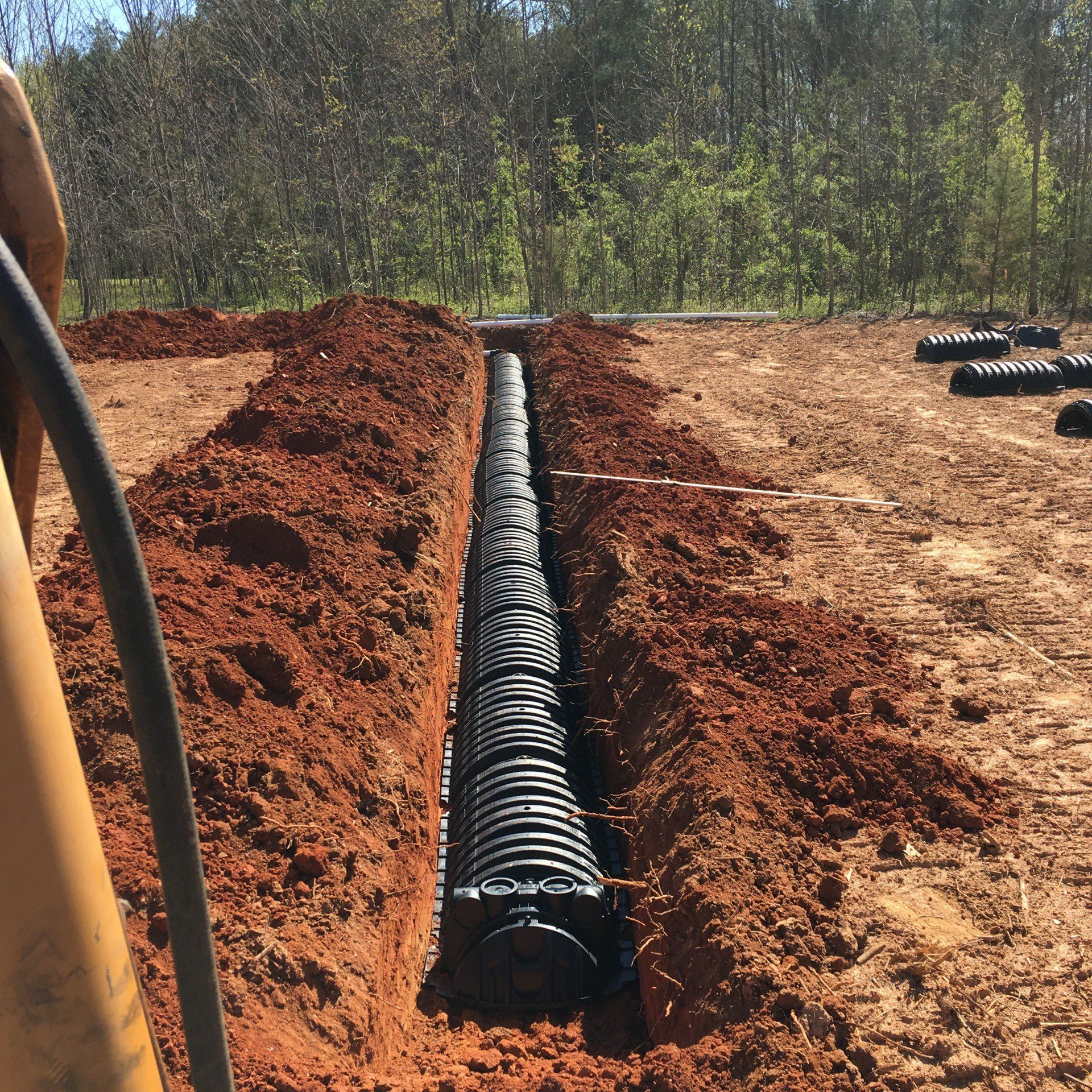 Installing Septic Tank — Mount Airy, NC — V & S Septic Service