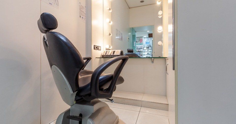 sala per trattamenti cosmetici